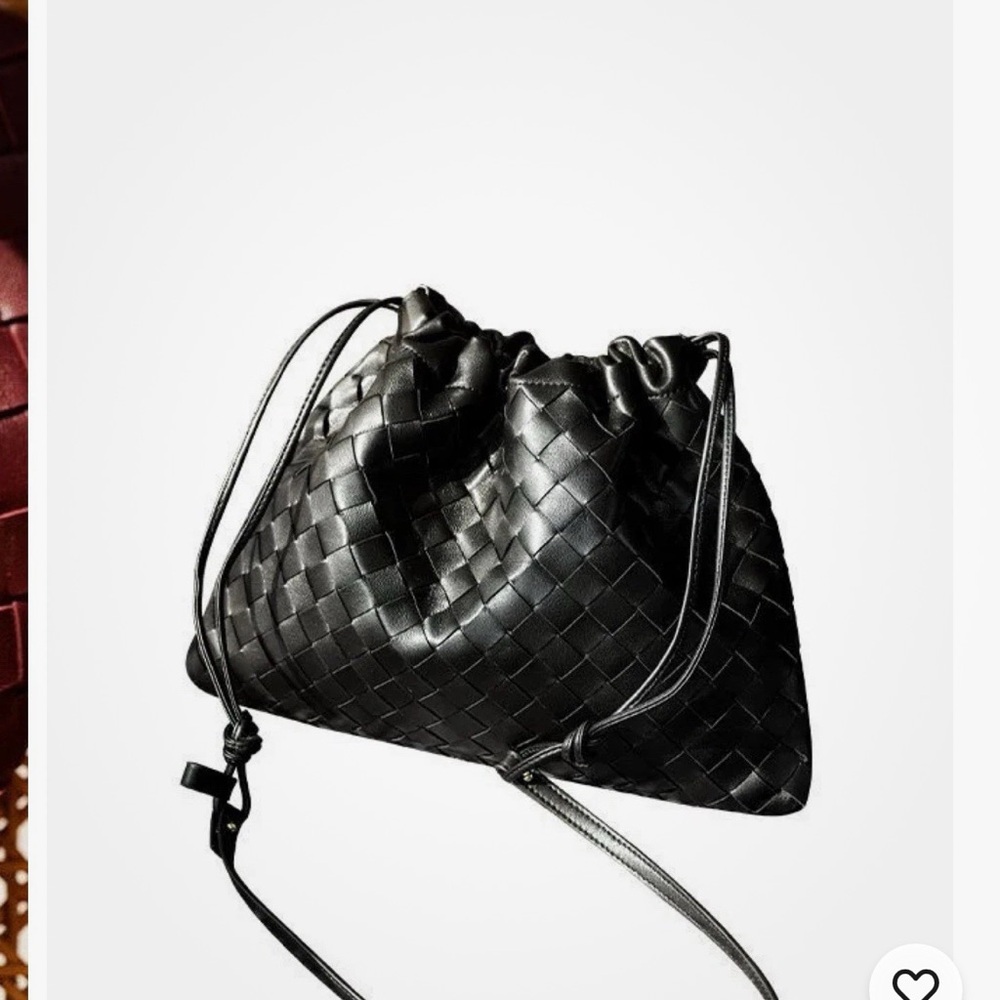 Leather pouch cloud bag!
